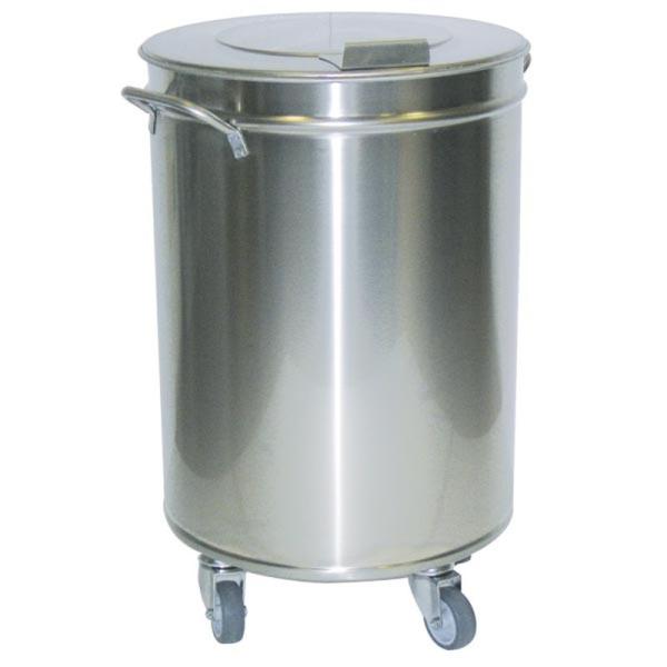 21020002 IP0003 PCR/105B (25) K Abfallbehälter mit Deckel auf Rollen - 95 Liter
